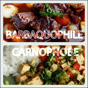 Barbaquophile Vs. Carnophobe
