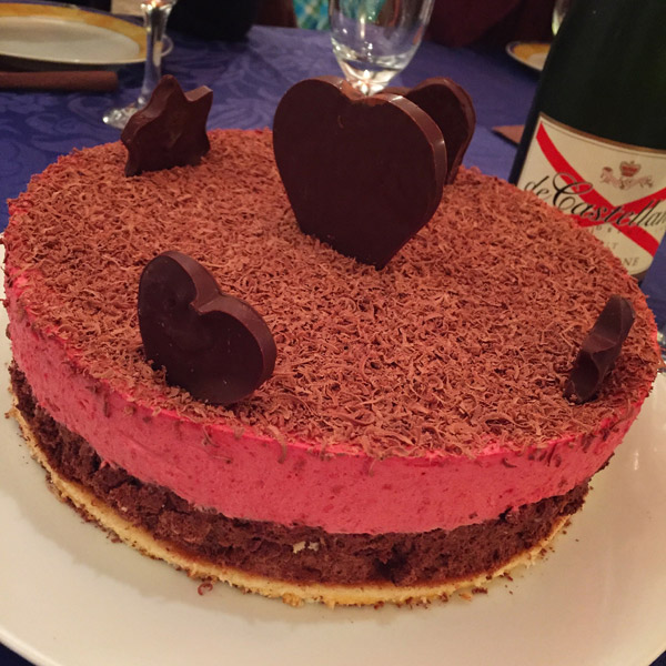 Bavarois Framboise Chocolat