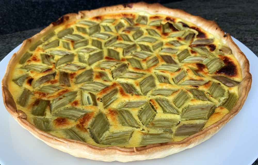 Tarte à la Rhubarbe